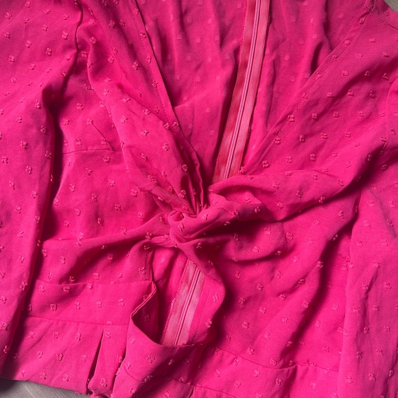 Elegant Red Women's Romper - Picture 5 of 8